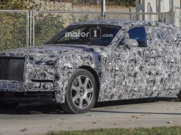 На дорожных тестах замечен новый Rolls-Royce Phantom