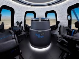 Показан интерьер капсулы New Shepard для космического туризма