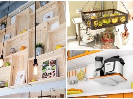 15 оригинальных и практичных полок для кухни, которые отлично оптимизируют пространство