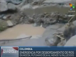 В Колумбии селевой поток похоронил 14 человек, ранил 60, еще десятки пропали без вести
