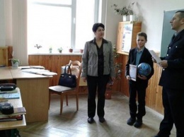 Киевский школьник получил благодарность от полиции
