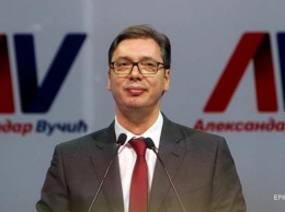 На выборах в Сербии побеждает Вучич? exit poll