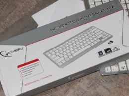 Gembird KB-6411BT-UA - металлическая беспроводная клавиатура в стилистике Apple