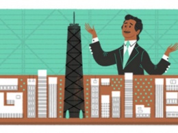 Google посвятил дудл автору небоскребов в Чикаго