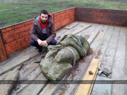 На Павлоградщине обнаружили тысячелетнего половецкого идола (ФОТО и ВИДЕО)