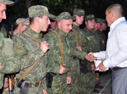 Из зоны АТО в Николаев вернулся очередной отряд милиции