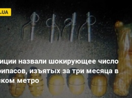 В полиции назвали шокирующее число боеприпасов, изъятых за три месяца в киевском метро