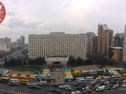 В центре Киева маршрутчики требуют повысить цены на проезд (фото)