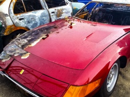 Угонщики намерено сожгли две редкие Ferrari