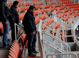 Пушилин прогулялся по пустому "отжатому" стадиону в Донецке. Смотрите фото
