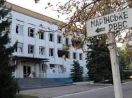 В марьинской школе №2, после обстрела боевиков "ДНР", возобновили учебный процесс