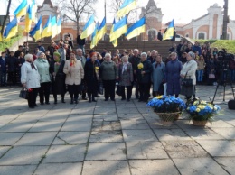 В Запорожье вспоминали узников нацизма (ФОТО)