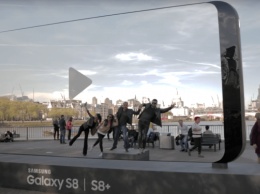 Samsung создала огромную скульптуру Galaxy S8 для новой рекламы