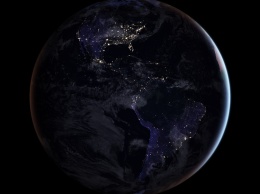 NASA опубликовало потрясающий вид ночной Земли из космоса