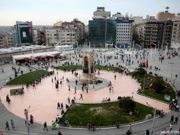 Площадь Таксим в Стамбуле перекрыли для транспорта