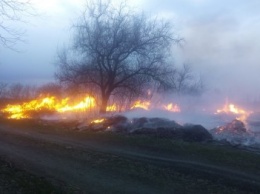 Пожар на Пасху уничтожил запасы сырья для покровских школьных мини-котельных