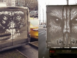 Художник из Москвы превращает грязные машины в произведения искусства