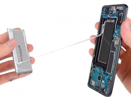 IFixit: батареи Samsung Galaxy S8+ практически идентичны батареям взрывающихся Note 7