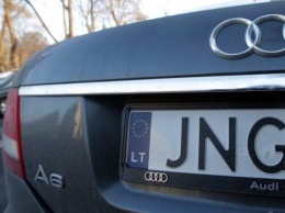 Рэкет на литовских номерах: автомобили будет разыскивать Интерпол