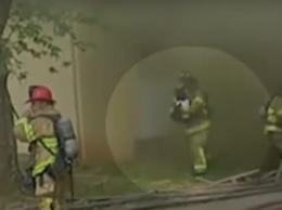 В США быстрая реакция пожарного спасла жизнь младенцу (видео)