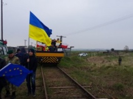 Второй раз за 23 года польская дрезина из Перемышля добралась до украинских Нижанковичей (фото)