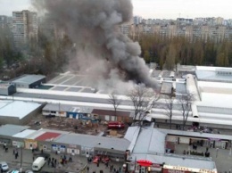 Пожар на одесском рынке "Северный": полиция открыла дело