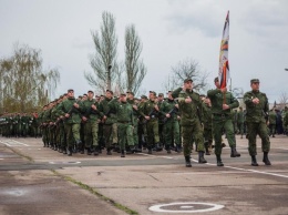 НВФ «ДНР» учились маршировать к параду 9 мая