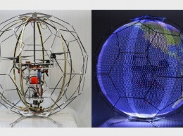 В Японии разработали первый в мире сферический беспилотный дисплей
