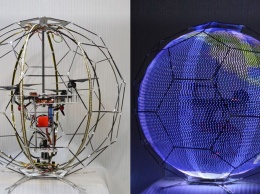 Японцы разработали сферический летающий дисплей