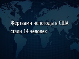 Жертвами непогоды в США стали 14 человек