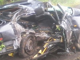 ДТП на Киевщине: на трассе Киев-Одесса Audi врезался в дерево - погибли двое. ФОТО