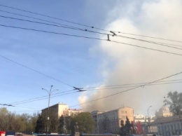 В центре Москвы потушен? масштабный пожар
