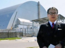 Министр экономики Японии посетил Чернобыльскую АЭС