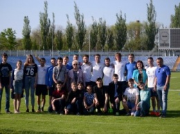 МФК «Николаев» провел урок футбола для детей-интернатовцев