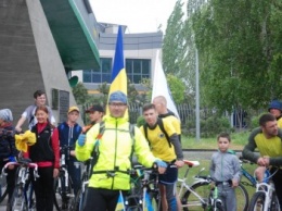 В Бердянске состоялся велопробег в честь Дня Победы