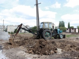 В Марганце на месте пустыря создают современный парк отдыха