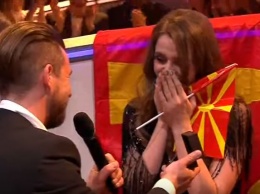 Впервые на Евровидении-2017 одной из участниц предложили выйти замуж в прямом эфире