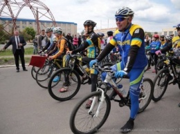 В Северодонецке состоялся велопробег в честь ЕС