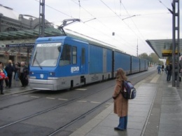 В Дрездене возобновил работу грузовой трамвай