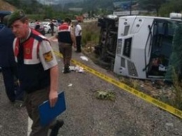 ДТП с украинцами в Турции: опрокинулся автобус, много пострадавших