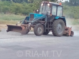 ДТП в Запорожской области: водитель растерял по дороге тонны груза