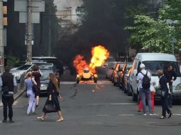 По улицам Киева разъезжал призрачный гонщик на пылающем квадроцикле