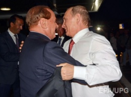 Путин повез Берлускони в Крым
