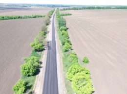 Ремонт дороги М22 постепенно приближается к Кременчугу (ФОТО)