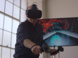 Аниматор студии Disney рисует внутри виртуальной реальности