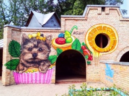 Киевский детский сад украсил яркий мурал