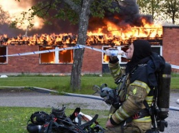 В Швеции сгорел центр для приема беженцев (фото)