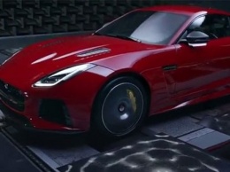 Jaguar сделал видимым звук 575-сильного купе F-Type