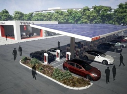 Илон Маск обещает перевести все зарядные станции Supercharger на питание от солнечных панелей