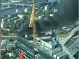 В Москва-Сити горит башня «Федерация»